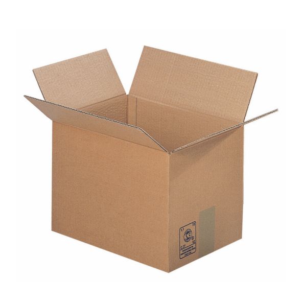 CAISSE AMERICAINE CARTON SIMPLE CANNELURE 14X14X14CM