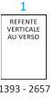 B/500 ETIQUETTES 210X297MM 2 BANDES 2657