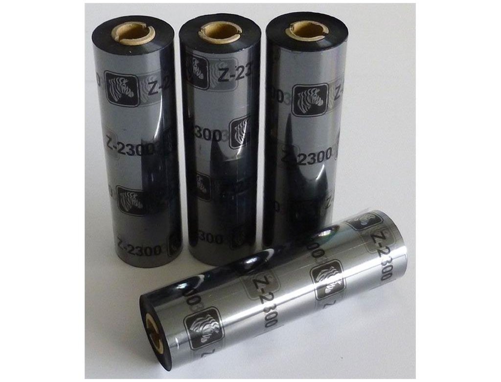 ZEBRA BOITE 12 FILMS CIRE NOIR 2300 110MMX74M DE 84 A 109MM