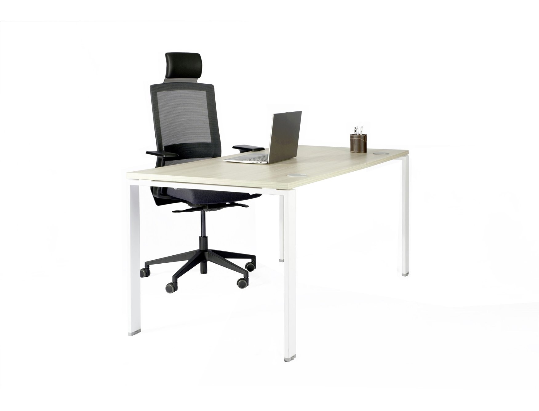 BUREAU DROIT 160X80CM ACACIA GAMME WORK (PACK)