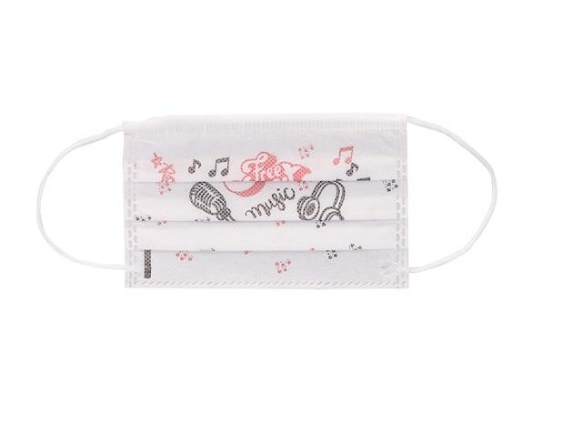 BOITE DE 12 MASQUES JETABLES 3 PLIS POUR ENFANTS