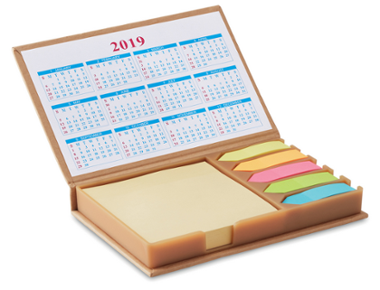 SET ECOBOX NOTE+CALENDRIER+INDEX (MARQUAGE INCLUS)