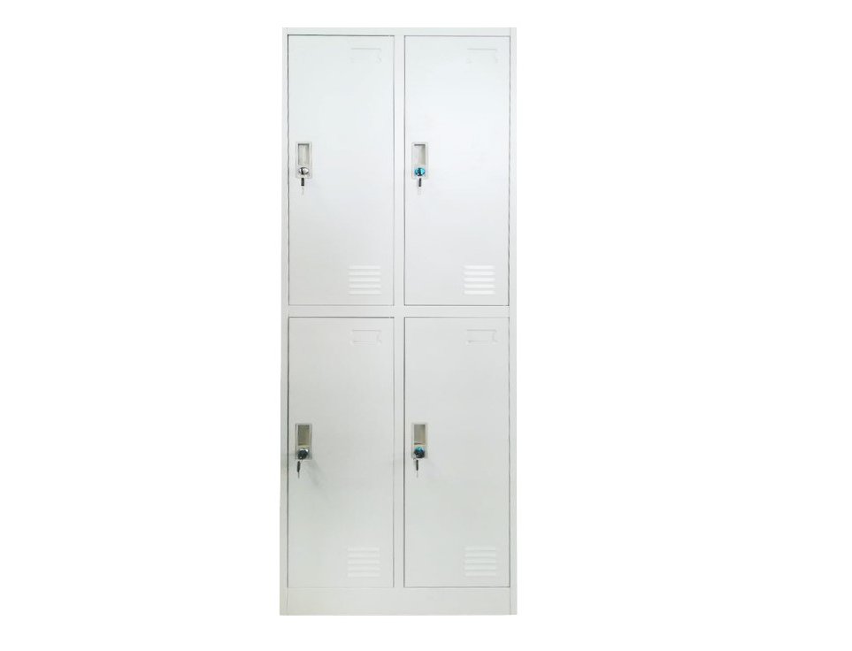 VESTIAIRE DOUBLE 4 CASES H185XL60XP45 A MONTER