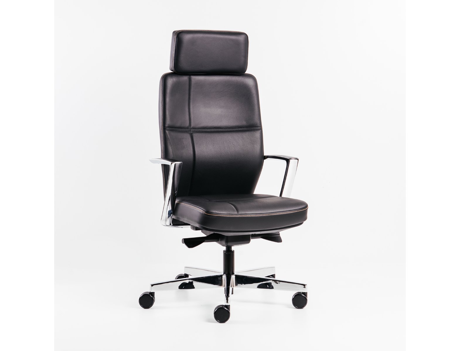 FAUTEUIL CUIR CALIFORNIAN EXECUTIVE COLORIS BLANC WHITE