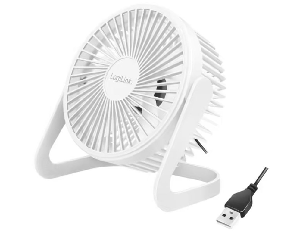 MINI VENTILATEUR USB POUR NOTEBBOOK BLANC 2VITESSE