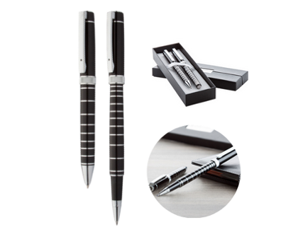 COFFRET STYLO SISMIQUE BILLE+ ROLLER - (MARQUAGE INCLUS)