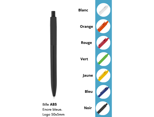 STYLO BILLE RETRACTABLE - COULEUR A DEFINIR (MARQUAGE INCLUS)