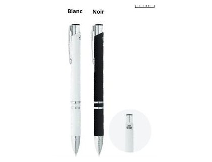 STYLO BILLE RETRACTABLE ANTIBACTERIEN - COULEUR A DEFINIR (MARQUAGE INCLUS)