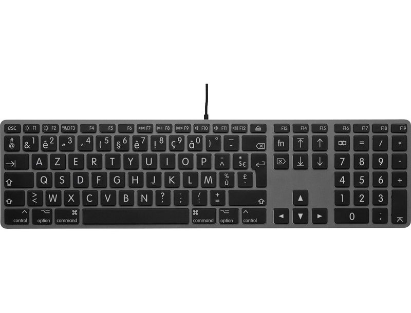 CLAVIER GRANDE POLICE USB POUR MAC