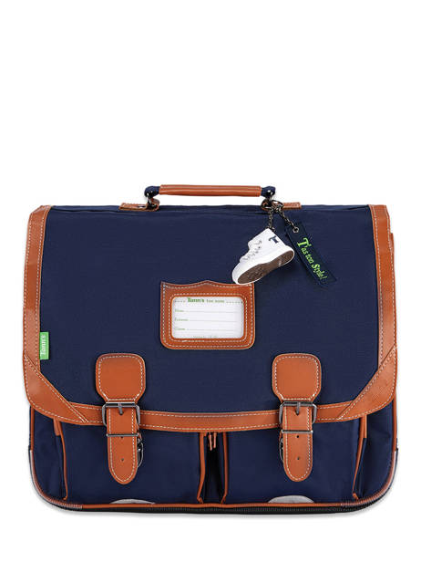 CARTABLE 41CM CLASSIC TANN'S BLEU