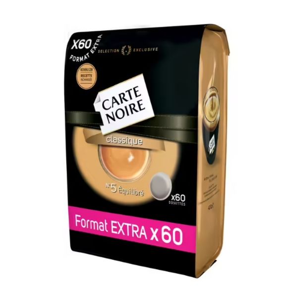 BOITE DE 60 DOSETTES CAFE SENSEO CLASSIQUE N5 CARTE NOIRE